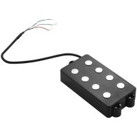 Noiseless Good Balance 4 String Bass Humbucker Double Coil Pickup สีดำสำหรับกีตาร์เบส