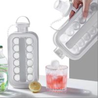 Fuuny Portable Ice Ball Maker Creative Ice Bottle Cubic Container Ice Cube Round Tray DIY Iattice Kettle