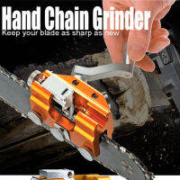 Chainsaw Sharpener ชุดเครื่องมือ Hand Crank แบบพกพาเลื่อยโซ่ Sharpening Set พร้อม Guide Bracket