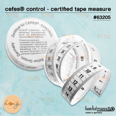 สายวัดเยอรมัน cefes® control - certified tape measure hoechstm #63205