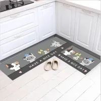 Anti-slip carpet, cute pattern, have two sizes to choose from 40*60CM and 40*120CM, bathroom rug, kitchen rug , Doormat, floor, water absorbent fabric, can be used anywhere.