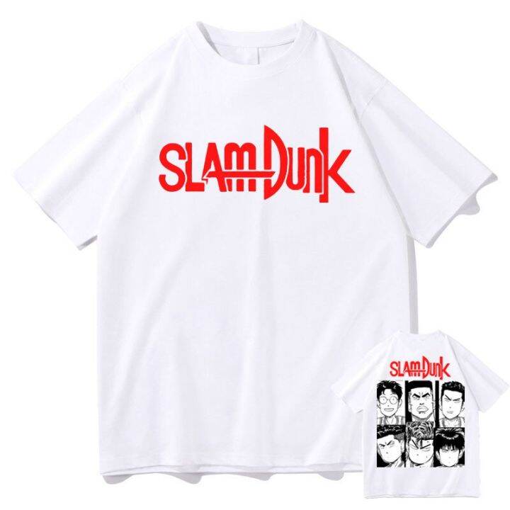 ข้อเสนอพิเศษ-tshirt-เสื้อยืดแขนสั้น-ผ้าฝ้าย-พิมพ์ลายอนิเมะ-slam-dunk-สไตล์ฮิปฮอป-ญี่ปุ่น-สตรีท-โอเวอร์ไซซ์-แฟชั่นสําหรับผู้ชาย-และผู้s-5xl