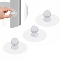 ♗❄ 2pcs Round Auxiliary Knobs Cabinet Suction Cup Handle Window Sliding Door Self-adhesive Wardrobe Pulls Refrigerator Handle