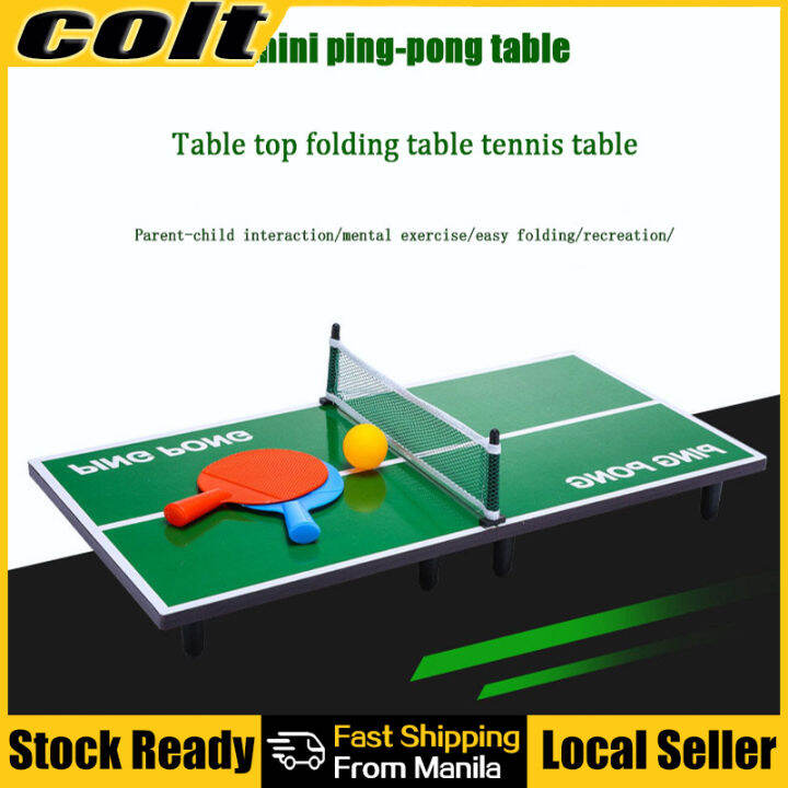 (COD+3 Days Delivery)Children's mini pingpong table Wooden pingpong table set Family