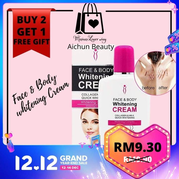 Aichun Beauty Face Body Whitening Cream Moisturizing Lotion Skin Lightening Collagen And Milk For 3482