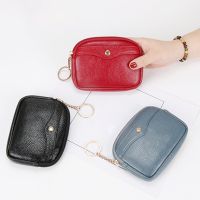 Feng Qi shopWomen Mini Wallet Soft PU Leather Female Purse Card Holder Coin Short Wallets Small Purse Zipper Keychain  Bag Handbag