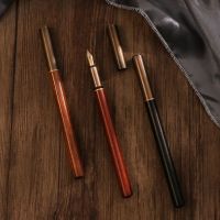 Sandalwood pen retro wood brass calligraphy pen free customized LOGO company gift graduation gift pen national trend