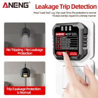 ANENG AC27 Socket Polarity Detector Digital Display Polarity Phase Pheck Detector Multi-function for Leakage and Power-Off Test