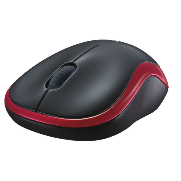 logitech-m185-wireless-mouse-red-เม้าส์ไร้สาย-สีแดง-ของแท้-ประกันศูนย์-3ปี