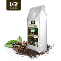 Doi Coffee สูตร Doi Espresso Plus คั่วเข้ม หอมดาร์คช็อคโกแลต สู้นม 500g.