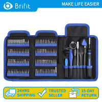 Brifit ไขควงชุด 126 in 1 บิตเครื่องมือไดร์เวอร์แม่เหล็กตั้งแม่นยำสกรูไดร์เวอร์ชุดซ่อมสำหรับมาร์ทโฟนคอมพิวเตอร์ผลิตภัณฑ์อิเล็กทรอนิกส์