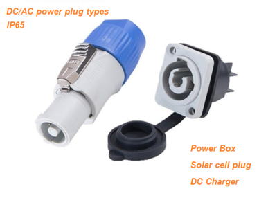 DCAC power plug, สเปคคอนปลั๊ก SPEAKON PLUG, IP65 250V 3 pin plastic industrial plug and socket 20A