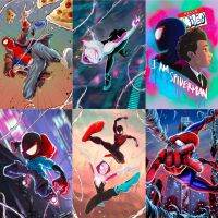 ☜✔♞ ภาพวาดผ้าใบ Disney Marvel Avengers SpiderMan พิมพ์โปสเตอร์ Superhero VENOM ภาพยนตร์ SpiderVerse Art Picture Home Decor ของขวัญ