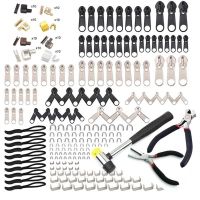 NEW Small Zipper Repair Kits Replacement Auxiliary Tool Convenient installation tool box Bag Tent DIY Zip Fastenings Accessories Door Hardware Locks F