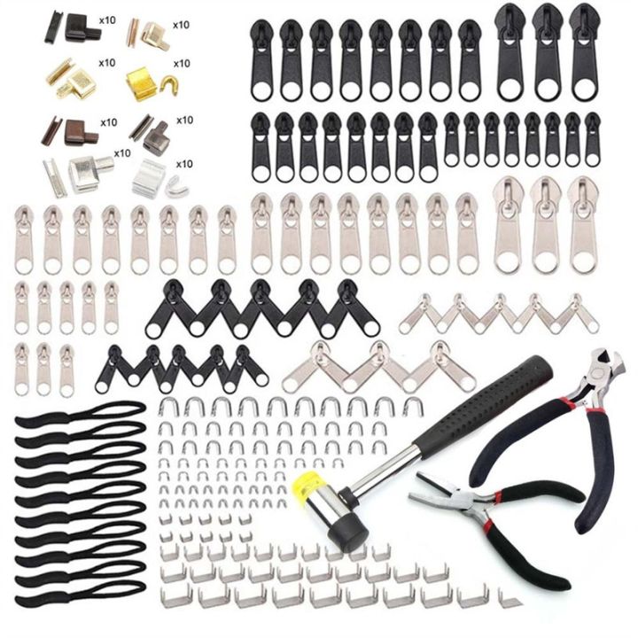 new-small-zipper-repair-kits-replacement-auxiliary-tool-convenient-installation-tool-box-bag-tent-diy-zip-fastenings-accessories-door-hardware-locks-f