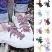 【hot sale】☃ D18 [Minus 2RM] 1 Pair Fashion Shoelaces / Women Flat Silk Satin Ribbon / Las Sport Shoes Laces / Beautiful Sneakers Shoestrings