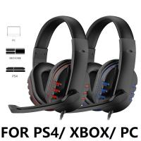 Gaming Headset 3.5mm Wired Over-Head Gamer Headphone With Microphone Volume Control Gamer Earphone Headset For Xbox PS4 PC Over The Ear Headphones