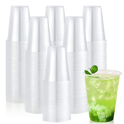 hotx【DT】 25/50/100PCS New Disposable Plastic Cup Outdoor Birthday Tableware Tasting Cups for
