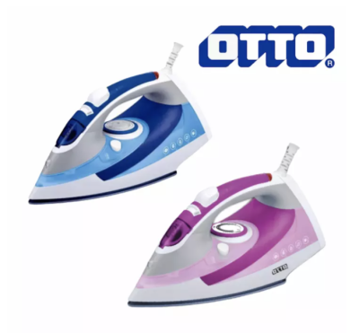 OTTO เตารีดไอน้ำ รุ่น EI-606 หน้าเคลือบ (2200W) (ส่งคละสี1ชิ้น)