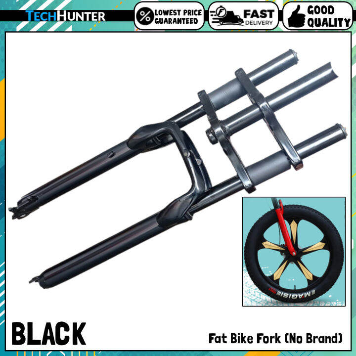 TECHHUNTER Front Thick Snow Bicycle Fatbike Fork Disc Brake Triple