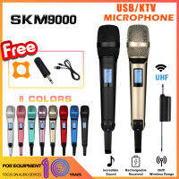 SKM9000ไร้สายหนึ่งสำหรับสองไมโครโฟนเวที K เพลงการแสดงสดกลางแจ้ง