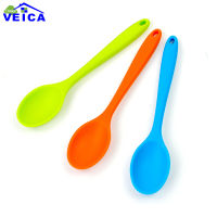 【Be worth】 Noon Traders 1PCS สีสุ่มซิลิโคนเกรดสูงผสมภาชนะเค้ก Putty Spatula Bakeware Home Tableware