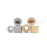 10pcs M2 M2.5 M3 M4 m5 m6 Brass or stainless steel small round head knurled thumb nut Through / blind hole hand tighten nut Nails Screws Fasteners