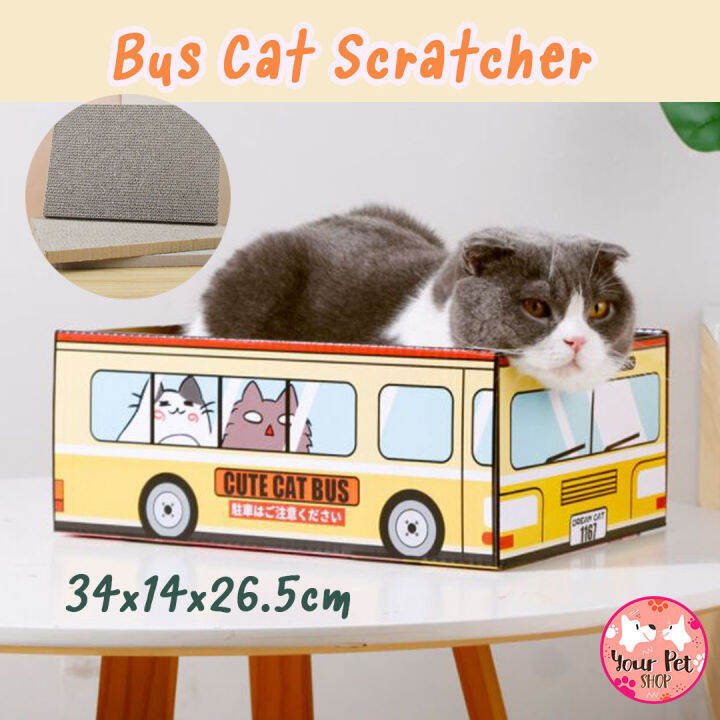 ที่ฝนเล็บกระดาษ ที่ฝนเล็บรถบัส ที่ฝนเล็บแมว ที่ขูดเล็บแมว ที่ลับเล็บแมว