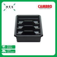 CAMBRO ถาดเก็บช้อนส้อม ถาดใส่ช้อน-ส้อม ที่วางช้อน ถาดใส่ช้อน ที่เก็บช้อน 4ช่อง CAM1-1120CBR-110