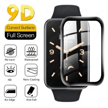 Cheap 2PCS Watch Protective Case With Tempered Film For Mi Band 8  Anti-scratch Anti-fall Full Protection Cover Screen Protector For Xiaomi Mi  Band 8