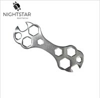 Outdoor Portable Multi-functional Spanner Multi-hole Flat Hexagon Wrench Bicycle Repair Hand Tools Accessory