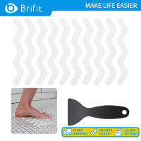 Brifit สติ๊กเกอร์ฝักบัวอาบน้ำห้องน้ำ 36 แผ่นอ่างอาบน้ำความปลอดภัยสติ๊กเกอร์กาวพร้อมกับบีบพรีเมี่ยมสำหรับบันไดอาบน้ำอ่างอาบน้ำ