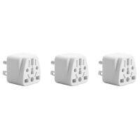 US Travel Plug Adapter EU/UK/AU/In/CN/JP/Asia/Italy/Brazil to USA (Type B), 3 Prong USA Plug, Charger Converter