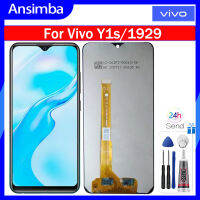 Ansimba Original จอแสดงผลหน้าจอ LCD 6.22นิ้วสำหรับ Vivo Y1s/1929หน้าจอสัมผัส LCD ประกอบ Digitizer สำหรับ Vivo Y1s 1929อะไหล่หน้าจอ LCD