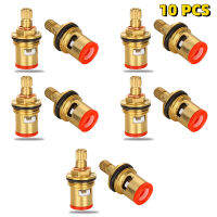 10 ชิ้น Faucet Valve Core วาล์วทองเหลืองก้านเซรามิกก๊อกน้ำประปาชุดอุปกรณ์เสริมสำหรับห้องครัว