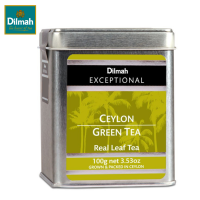 [ครบ 2000 รับฟรีที่กรองชาสแตนเลส 990.-] DILMAH EXCEPTIONAL CEYLON GREEN TEA(100 g.)