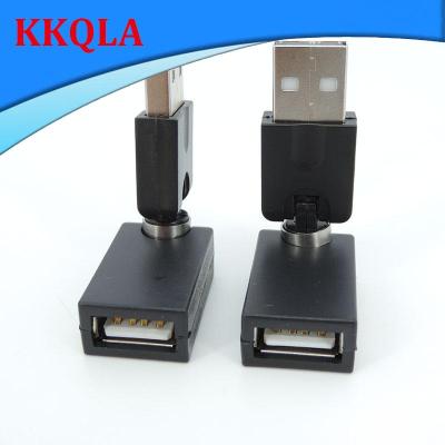 QKKQLA Shop Flexible Twist Angle 360 Degree Rotating USB A 2.0 male to female Adapter connector Converter for cable extension