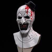 【FCL】⊙☄ Clown Bloody Horror Creepy Demon Evil Hat Helmet Costume Prop