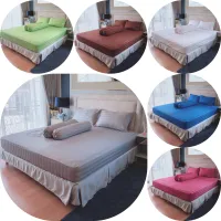 BedHome ผ้าปูที่นอน มี3.5ฟุต/5ฟุต/6ฟุต Fitted Sheet King/Queen/Single Size รหัส168.