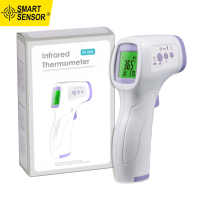 Smart Sensor Digital Forehead Ther-mometer Non-contact Infrared Temperature Measurement with Color Backlight for Kids Children and Adults