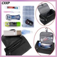 CXXP กันน้ำกันน้ำได้ กระเป๋าเครื่องสำอาง ที่แขวนแขวน โพลีเอสเตอร์ กล่องใส่เครื่องสำอาง ใช้ได้ทุกเพศ ถุงโกนหนวด การเดินทางการเดินทาง