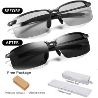 Polarized Photochromic Sunglasses Men Driving Chameleon Glasses Male Day Night Anti-Blue Light Change Color Sun Glasses UV400