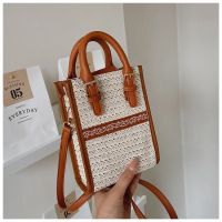 -gh230522g National wind one shoulder hand straw bag 2023 summer new personality to wear take a holiday knitting women handbags