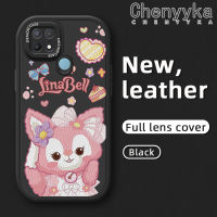 เคส Chenyyyka สำหรับ OPPO เคส A15 A15s A35 4G ลายการ์ตูนน่ารัก LinaBell ใหม่ฝาหลังเคสใส่โทรศัพท์หนังกันกระแทกป้องกันซิลิโคนนิ่มเลนส์กล้องถ่ายรูปเคสรวมทุกอย่าง