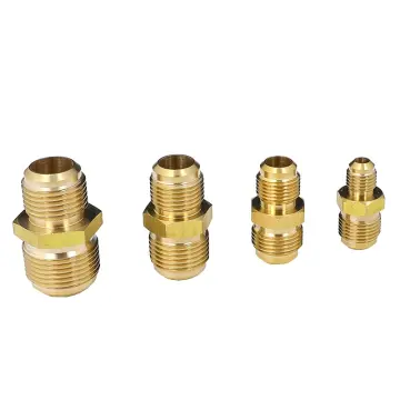 Brass Pipe Fittings Flaring Connector 1/8 3/4 3/8 1/2 x 6mm 8mm 10mm  12mm