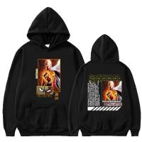 Anime One Punch Man Print Hoodies Strongest Hero Saitama Sensei Manga Hoody Men Women Cozy Sweatshirt Loose Hoodie Streetwear Size Xxs-4Xl