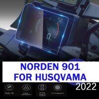 สำหรับ Husqvama Norden แผงฟิล์มกันรอยหน้าปัดมอเตอร์ไซค์2022 901 LCD TFT หน้าจอแบบขูดป้องกันแสงสะท้อนชัดเจนมาก