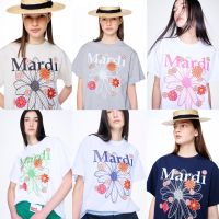 [พร้อมส่ง] เสื้อ Mardi Mercredi ลาย Flowermardi Blossom ของแท้ %S-5XL เสื้อยืดคุณภาพดี