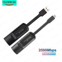 【DT】2500Mbps Ethernet Adapter 2.5 Gigabit USB Type C to RJ45 Lan Wired Ethernet Gigabit Adapter Network Card for MacBook iPad Pro  hot