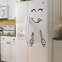 Fridge magnet Magnet fridge Cute Sticker Fridge Happy Delicious Face Kitchen Fridge Wall Stickers Art Cute Smiley Wall Stickers